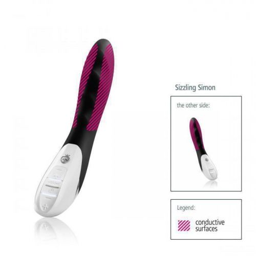 Вибратор с миостимуляцией Mystim Sizzling Simon черный