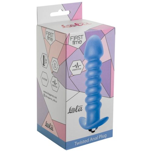 Анальный стимулятор с вибрацией Twisted Anal Plug
