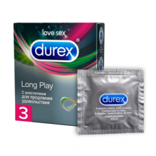 Презервативы Durex №3 Long Play (Performa) для продления удовольствия