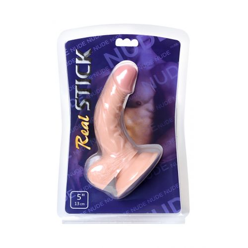 Реалистичный фаллоимитатор TOYFA RealStick Nude телесный, 17 см