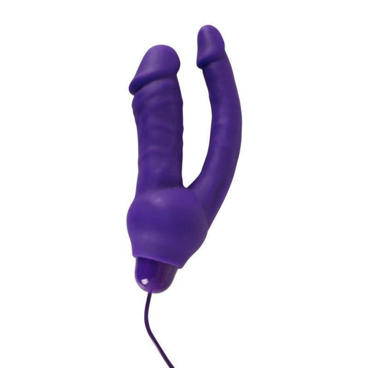 Анально-вагинальный вибромассажер ORION Double Pleasure Vibe, фиолетовый
