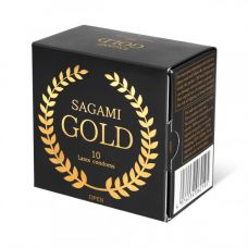 Презервативы SAGAMI Gold 10шт. латексные