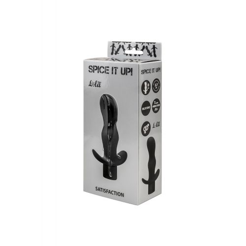 Анальный стимулятор с 7 режимами вибрации черного цвета Анальный стимулятор с 7 режимами вибрации черного цвета