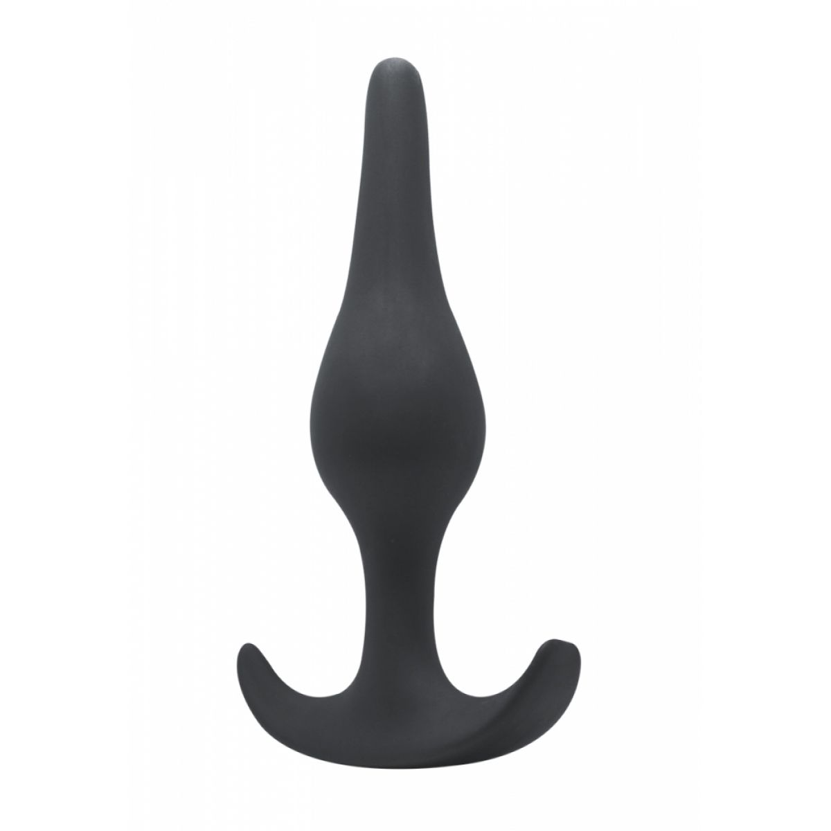 Анальный стимулятор из медицинского силикона серый