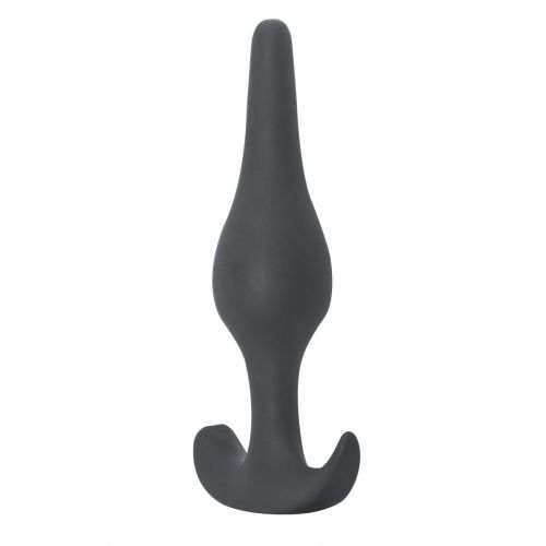 Анальный стимулятор из медицинского силикона серый