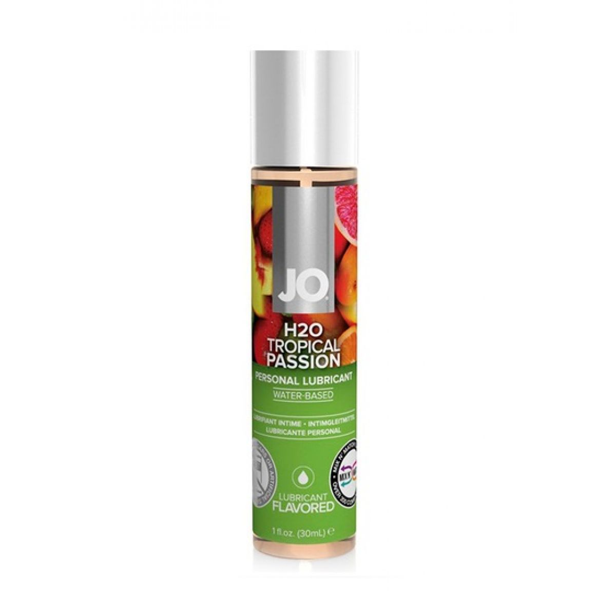 JO H2O Flavored - вагинально-оральный лубрикант со вкусом тропических фруктов, 30 мл