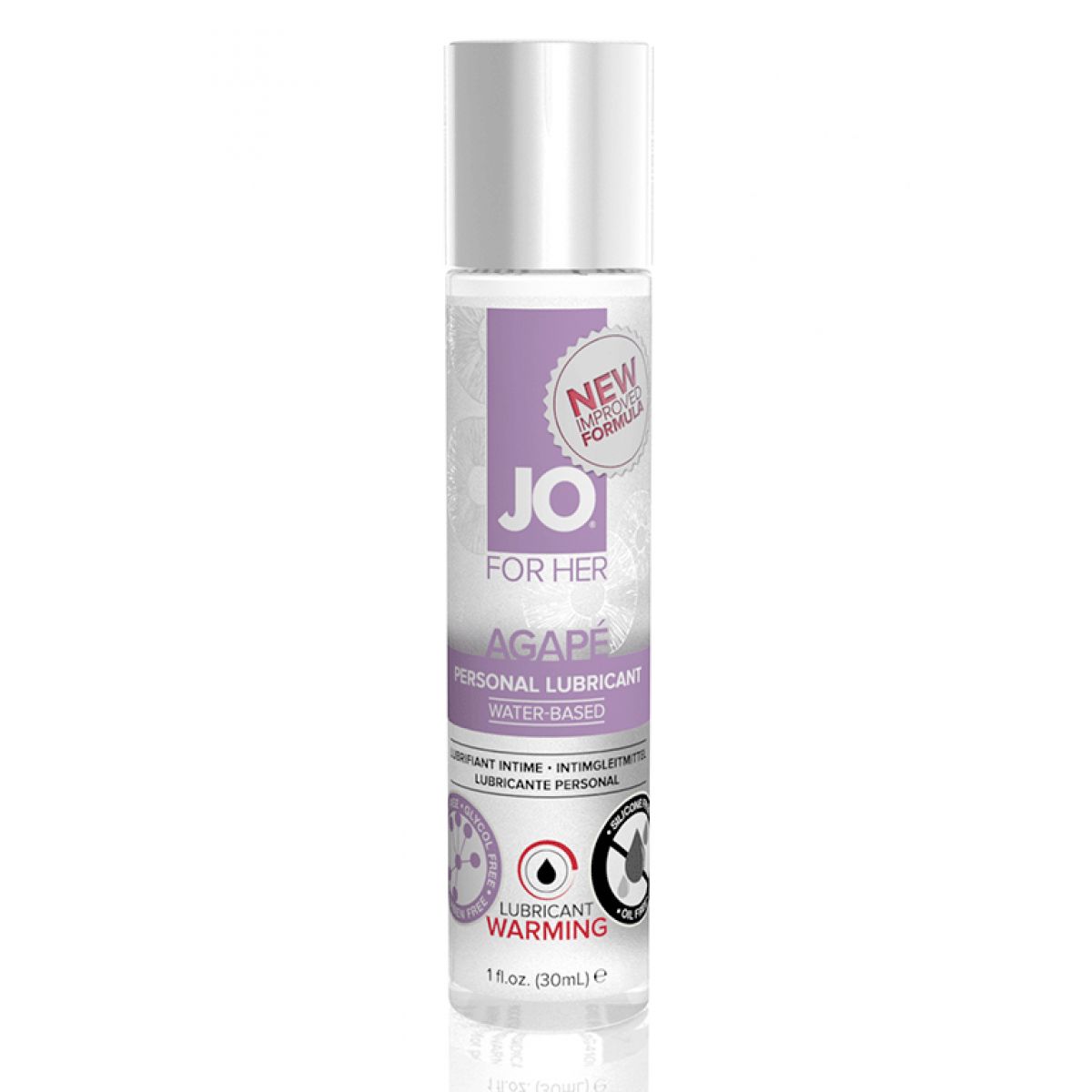 JO AGAPE WARMING - возбуждающий гипоаллергенный лубрикант, 1 oz (30 мл) JO AGAPE WARMING - возбуждающий гипоаллергенный лубрикант, 1 oz (30 мл)