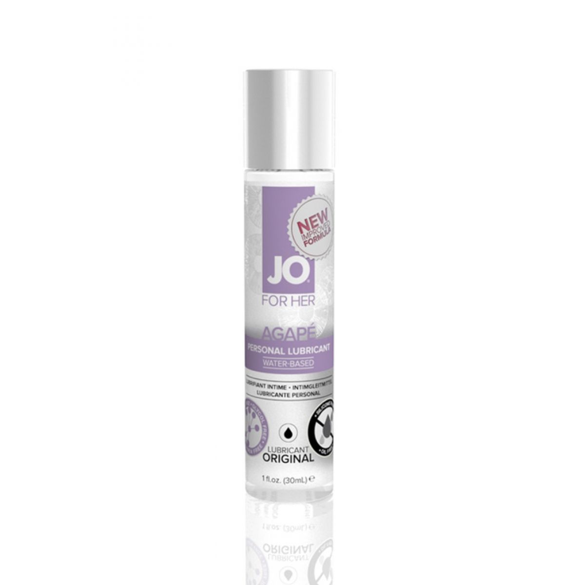 JO AGAPE - легкий гипоаллергенный лубрикант, 1 oz (30 мл)