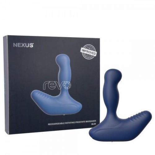 Обновленный NEXUS REVO - вибромассажер простаты с вращающейся головкой, синий