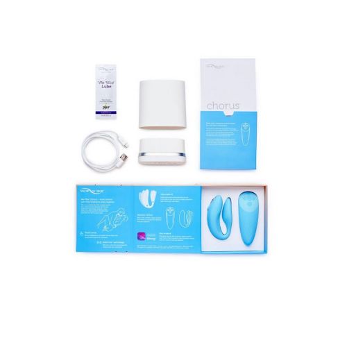 We-Vibe Chorus вибратор для пар с дистанционным пультом, голубой
