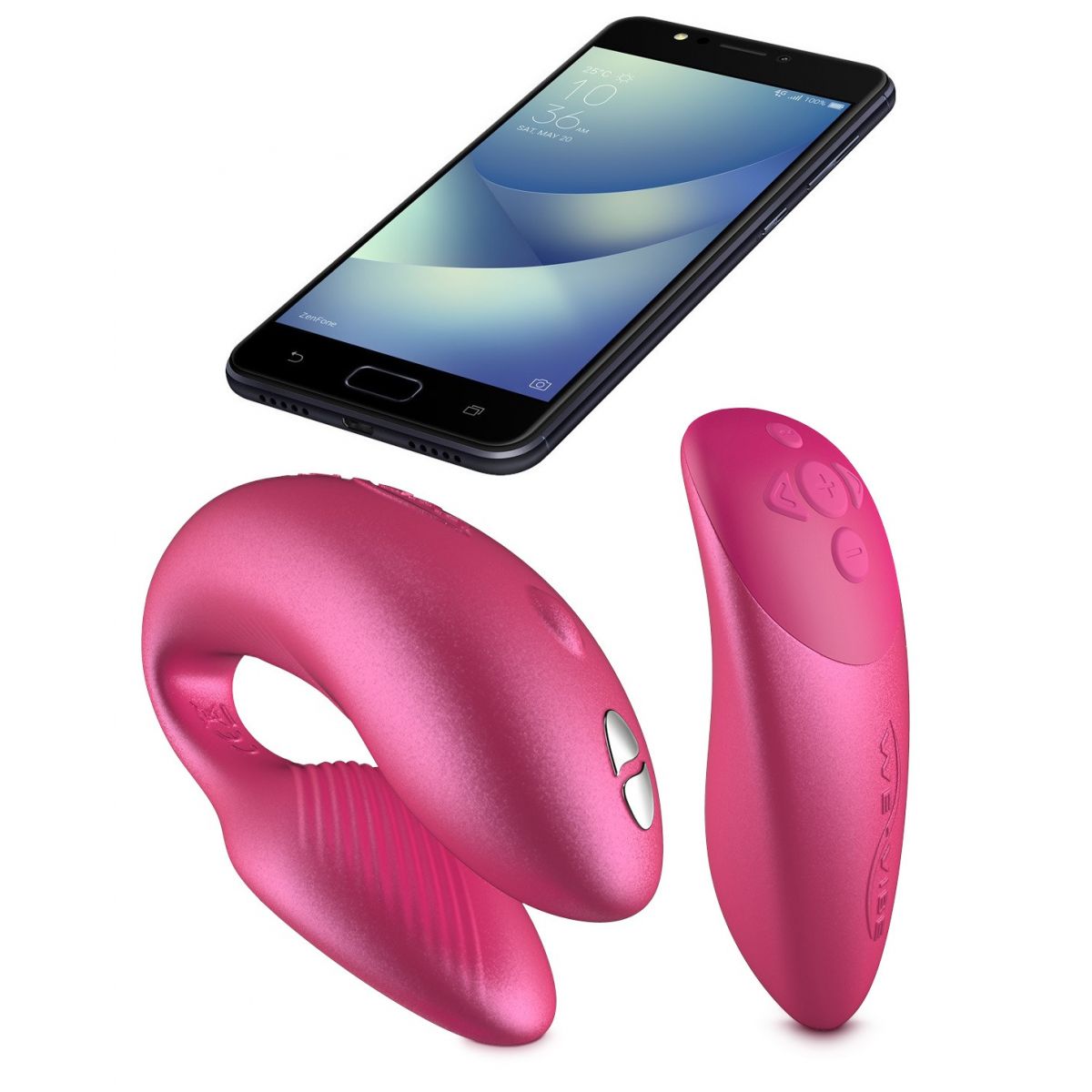 We-Vibe Chorus вибратор для двоих с дистанционным пультом розовый We-Vibe Chorus вибратор для двоих с дистанционным пультом розовый