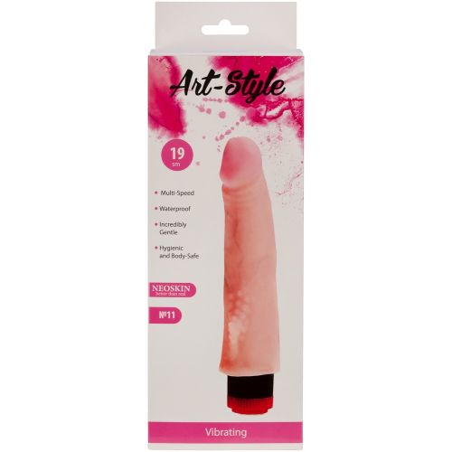 Реалистичный вибратор с венками Art Style