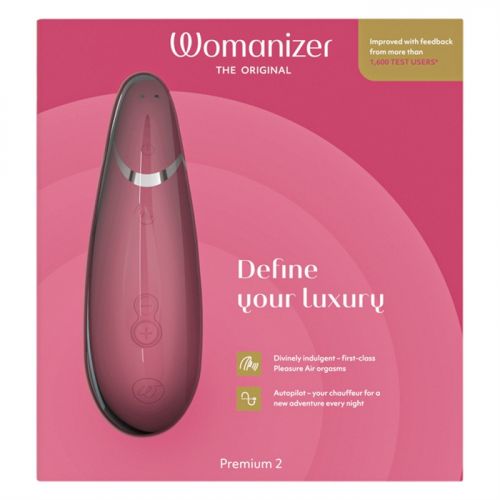 Womanizer Premium 2 Raspberry - Бесконтактный стимулятор клитора