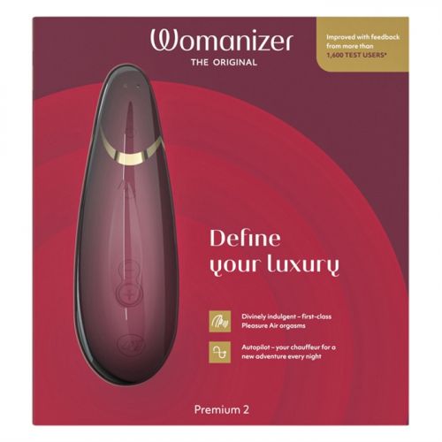 Womanizer Premium 2 Bordeaux - Бесконтактный стимулятор клитора