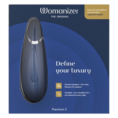 Бесконтактный стимулятор клитора Womanizer Premium 2 Blueberry