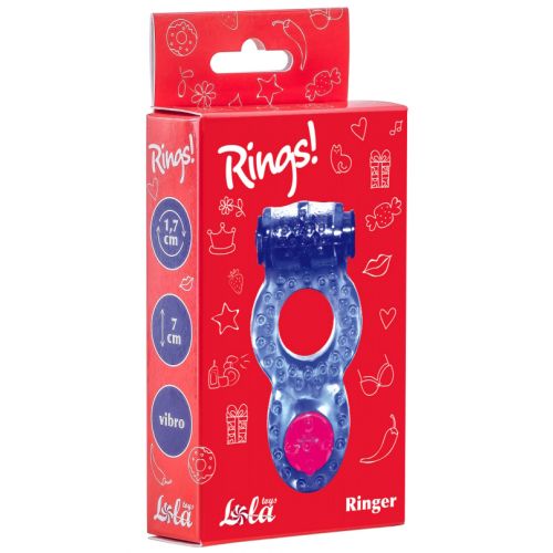 Тянущееся виброкольцо для эрекции Rings Ringer Purple