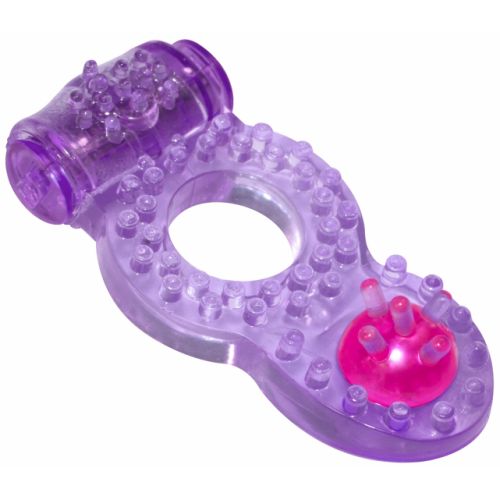 Тянущееся виброкольцо для эрекции Rings Ringer Purple