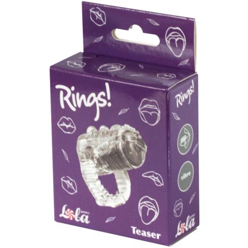 Насадка на язык для оральных ласк Rings Teaser Transparent