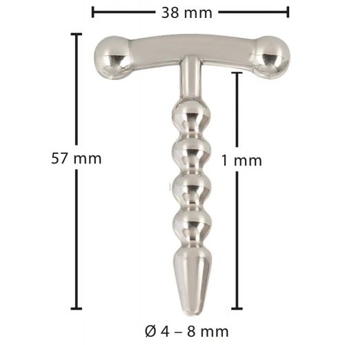 Металлический уретральный буж Penisplug Anchor Small