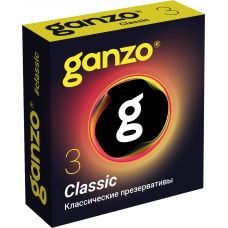 Презервативы Ganzo №3 Classic классические с обильной смазкой