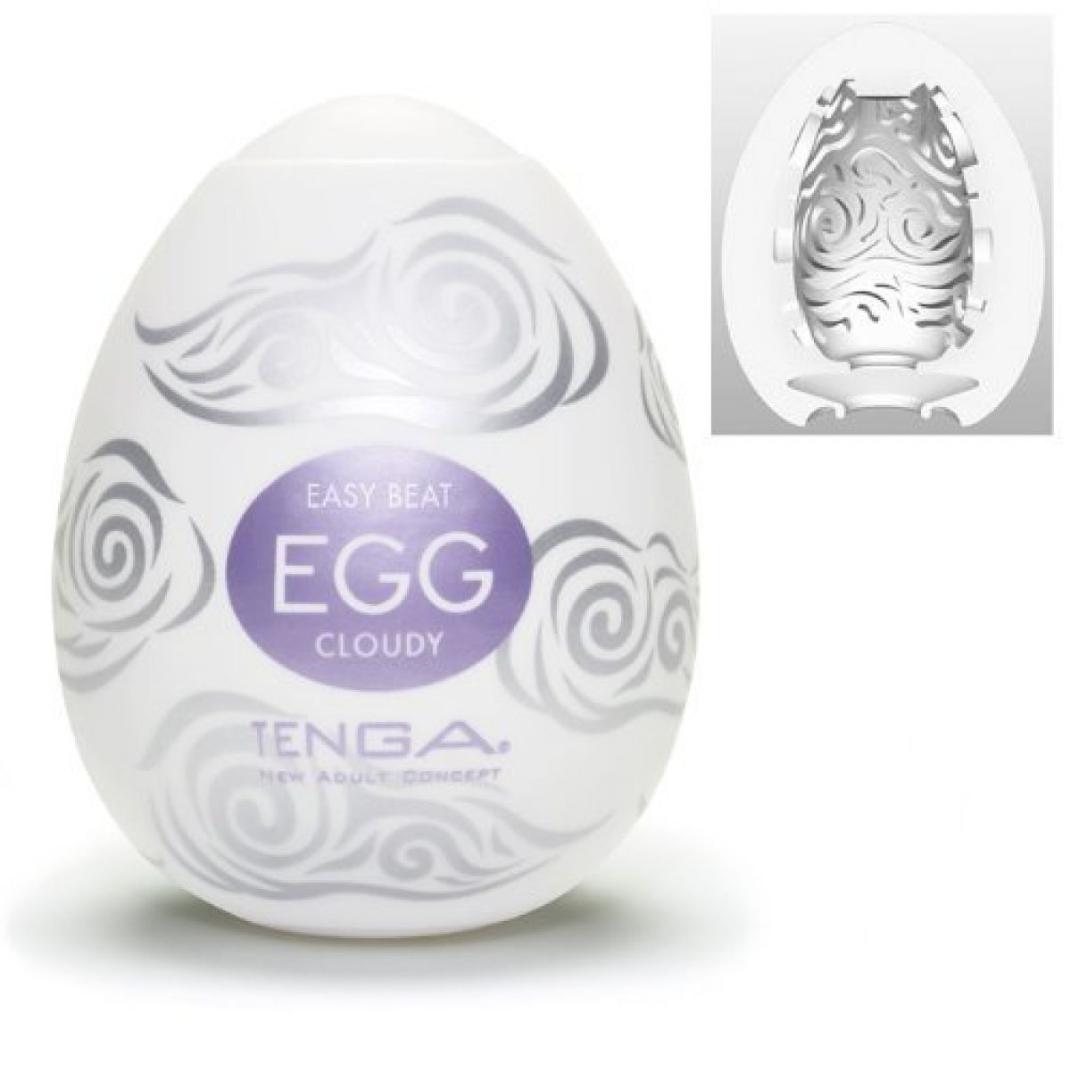 Мастурбатор Tenga Egg Hard-Boiled Crater EGG-008 - Tenga - Не анатомические мастурбаторы - Купить