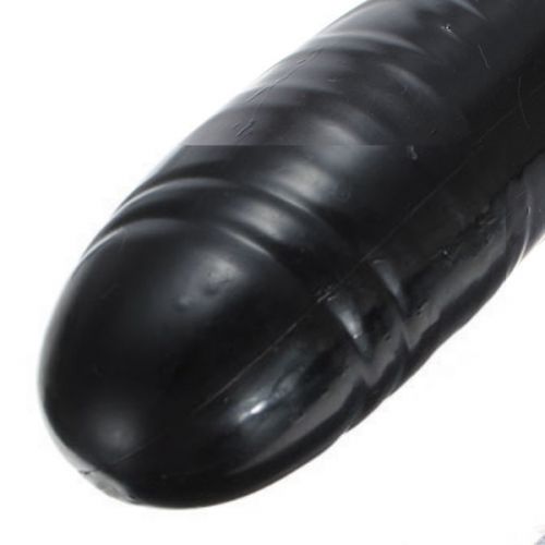 Черный фаллоимитатор с грушей Pump N Play Dong 6.5