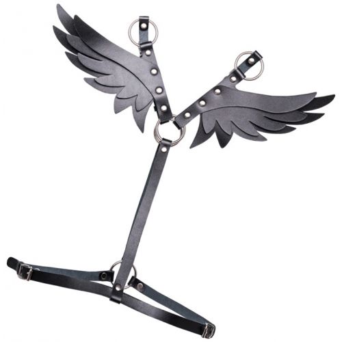 Кожаная портупея с крылышками Pecado