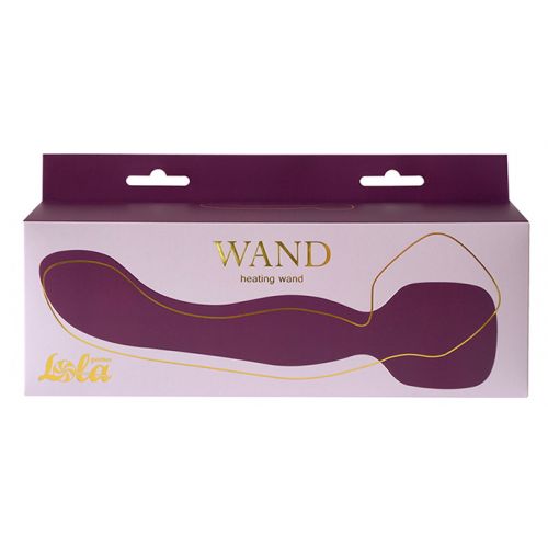 Двусторонний вибромассажер с подогревом Heating Wand Purple
