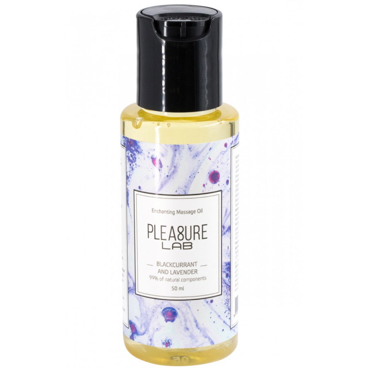 Массажное масло с афродизиаком Pleasure Lab Enchanting черная смородина и лаванда 50 мл