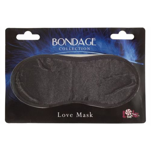 Черная маска на глаза Love Mask Bondage