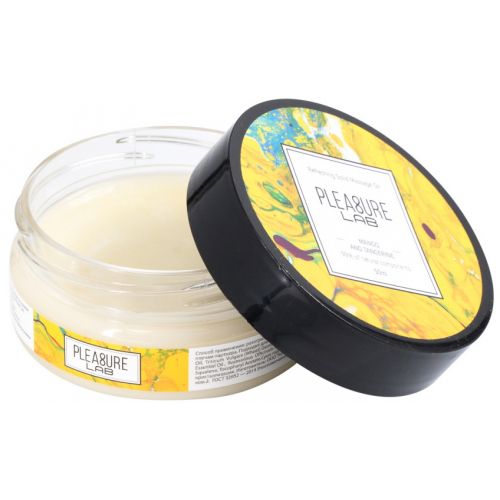Твердое массажное масло с афродизиаком Pleasure Lab Refreshing манго и мандарин 50 мл