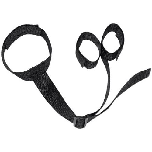 Ошейник с фиксаторами на запястьях Strap Bondage Kit