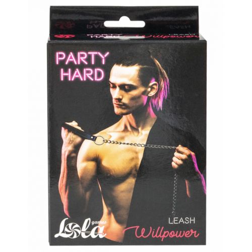 Металлический поводок для БДСМ аксессуаров Party Hard Willpower