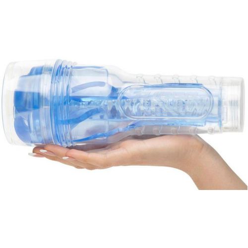 Прозрачный мастурбатор Голубой Лед Fleshlight Turbo Ignition