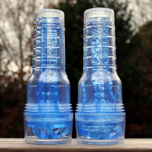 Прозрачный мастурбатор Голубой Лед Fleshlight Turbo Ignition