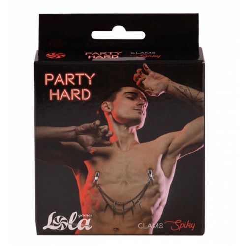 Зажимы на соски с шипами Party Hard Spiky