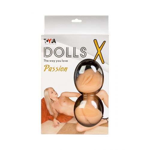 Надувная кукла Olivia с тремя рабочими отверстиями и вставкой из киберкожи