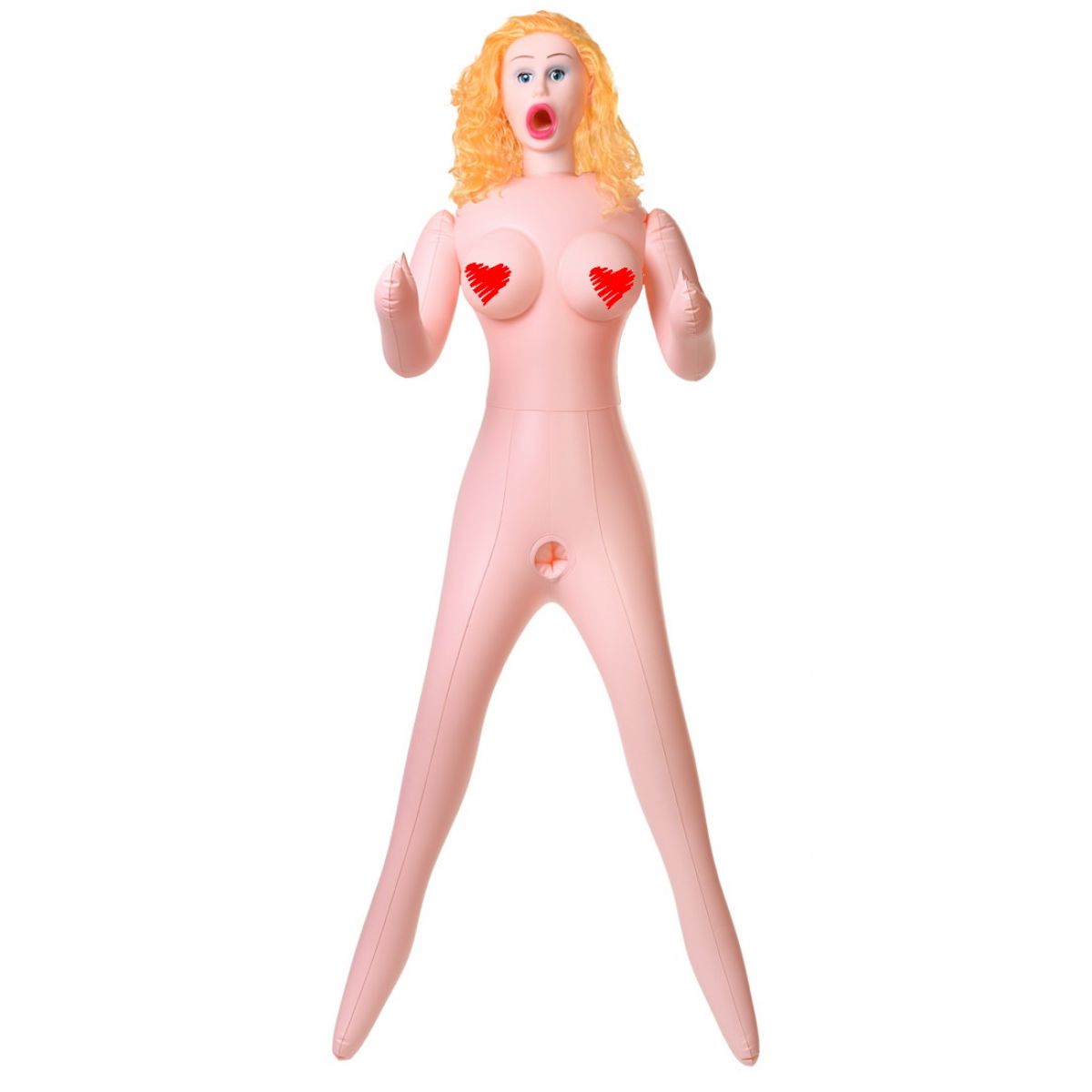 Надувная кукла Celine с вибрацией и тремя рабочими отверстиями