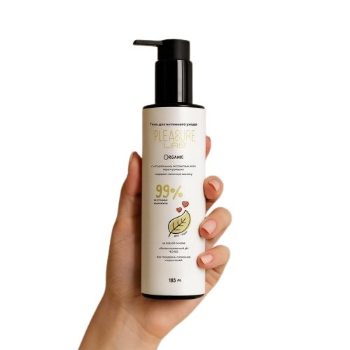 Натуральный лубрикант с алоэ вера и ромашкой Pleasure Lab Organic 185 мл