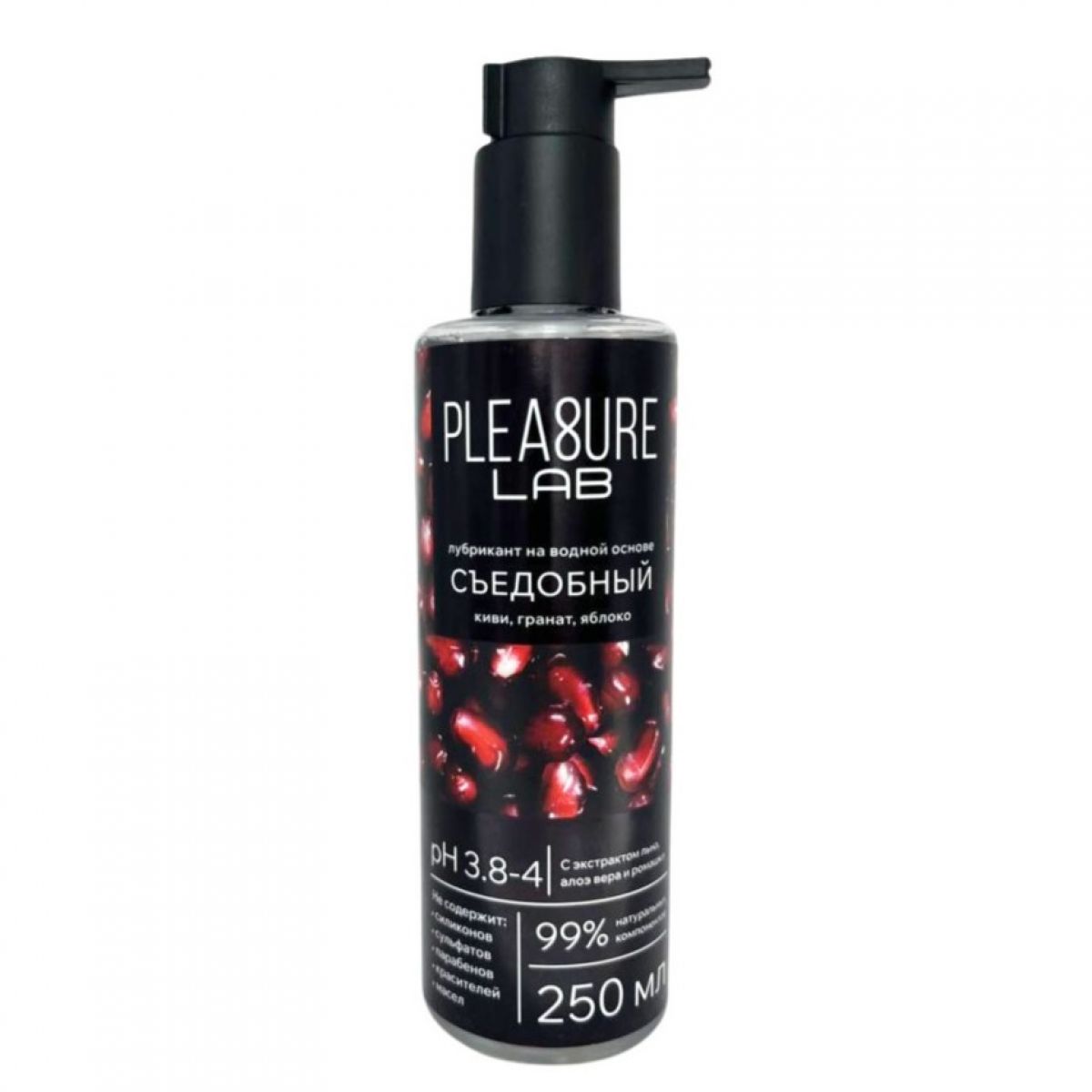 Съедобный лубрикант Pleasure Lab со вкусом киви граната и яблока 250 гр
