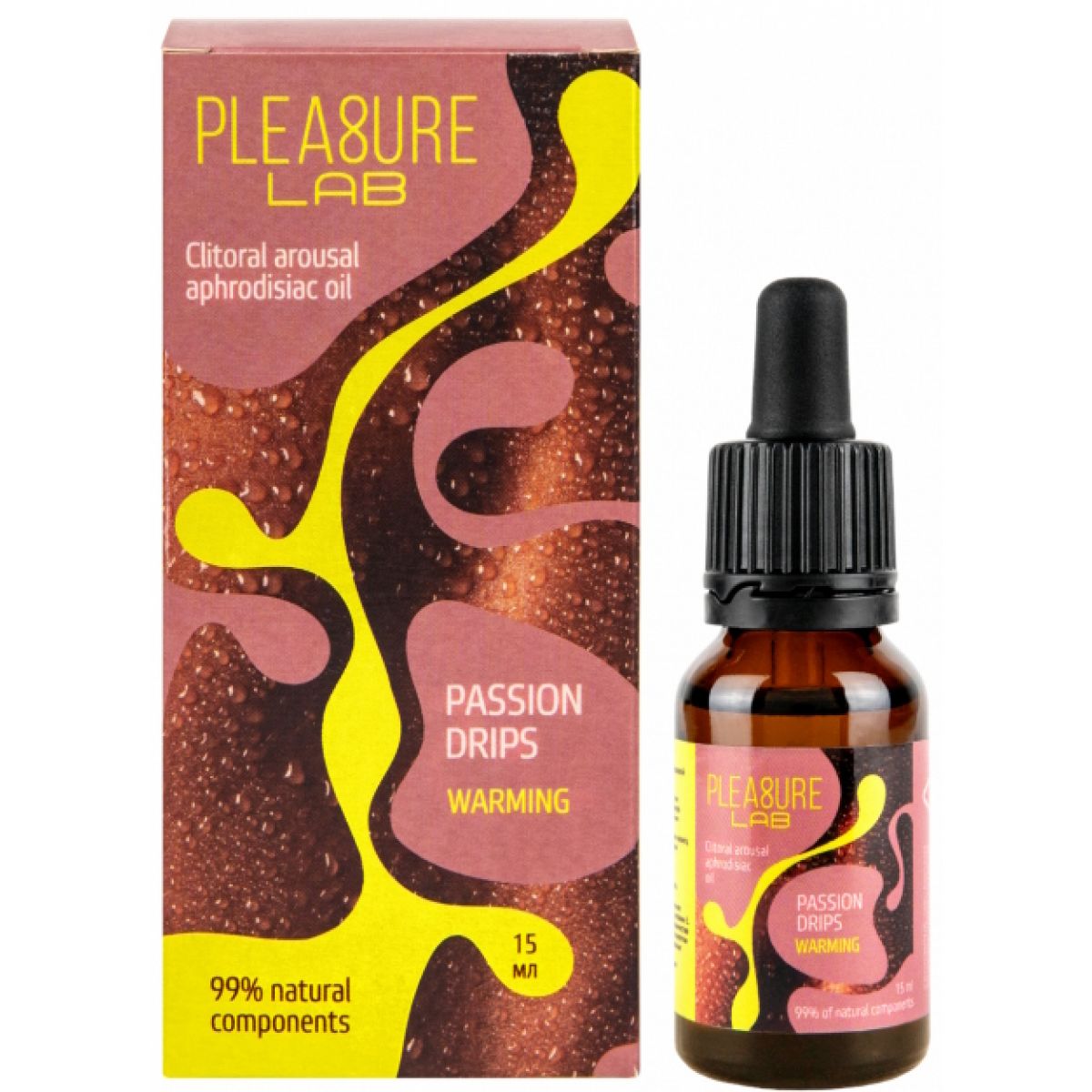 Возбуждающие капли-афродизиак Pleasure Lab Passion Drips Warming 15 мл