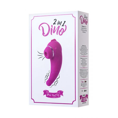 Вакуумно-волновой вибростимулятор клитора Dino 