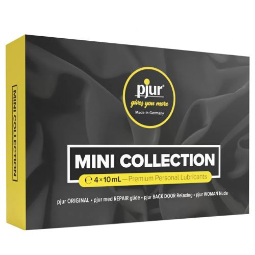 Набор гелей Pjur на водной и силиконовой основе Mini Collection 4 шт