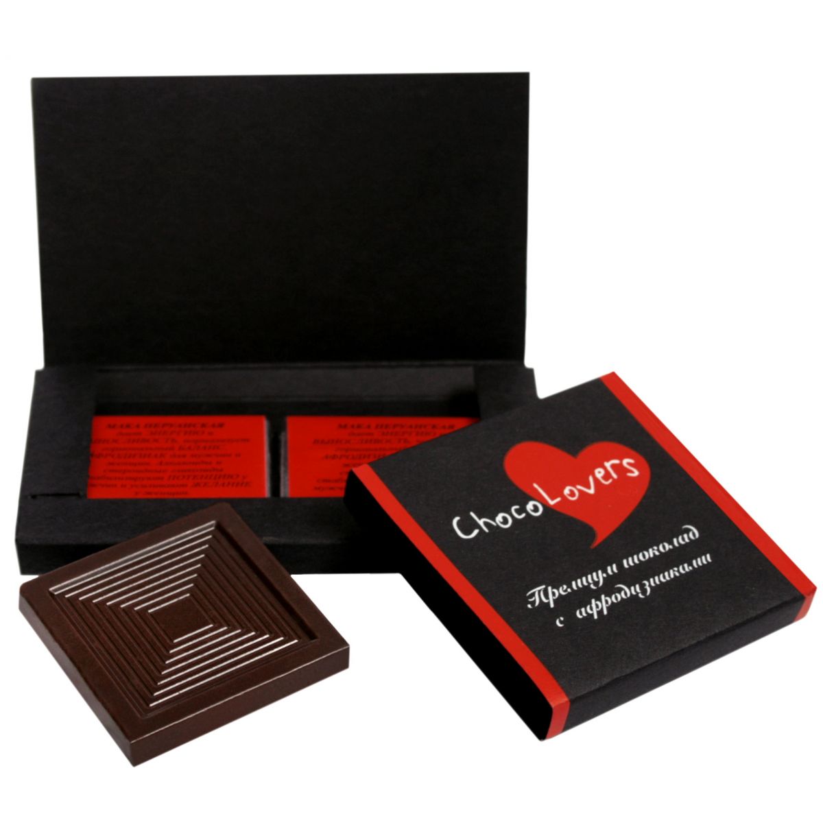 Шоколад с афродизиаками ChocoLovers 20 грамм