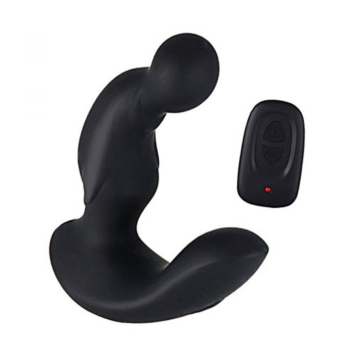 Стимулятор простаты Levett Nero с дистанционным пультом управления чёрного цвета