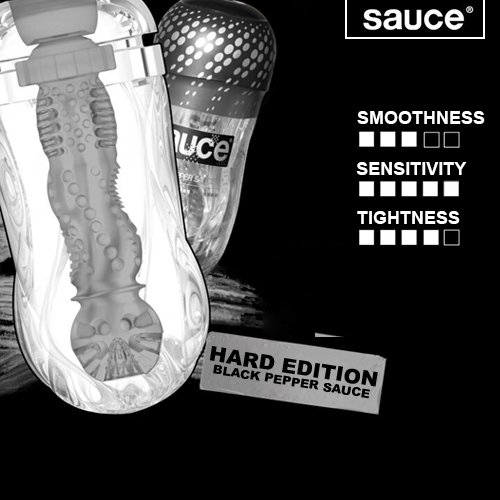 Мастурбатор для умеренной стимуляции Sauce Black Pepper