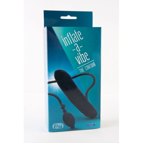 Черный расширяющийся фаллос с вибрацией