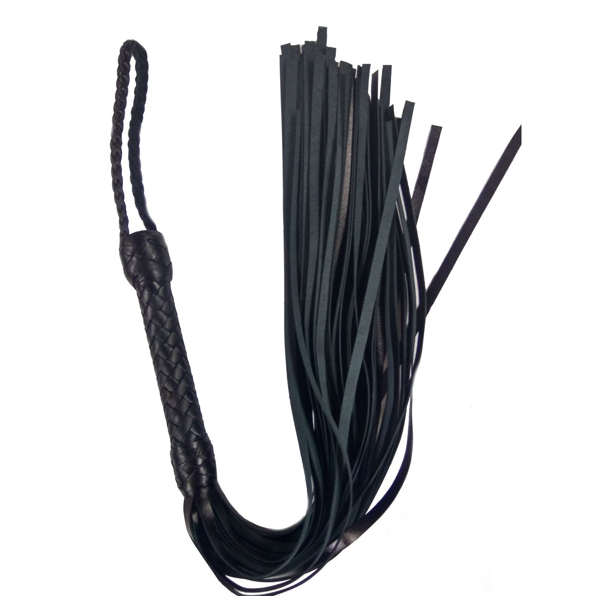 Шикарная кожаная плеть ручной работы 57 см