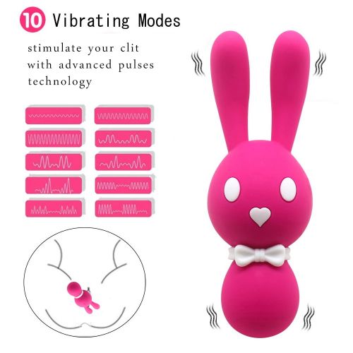 Перезаряжаемый вибростимулятор-зайчик Aphrodisia Dorcel