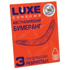 Ребристые презервативы Luxe Австрали..